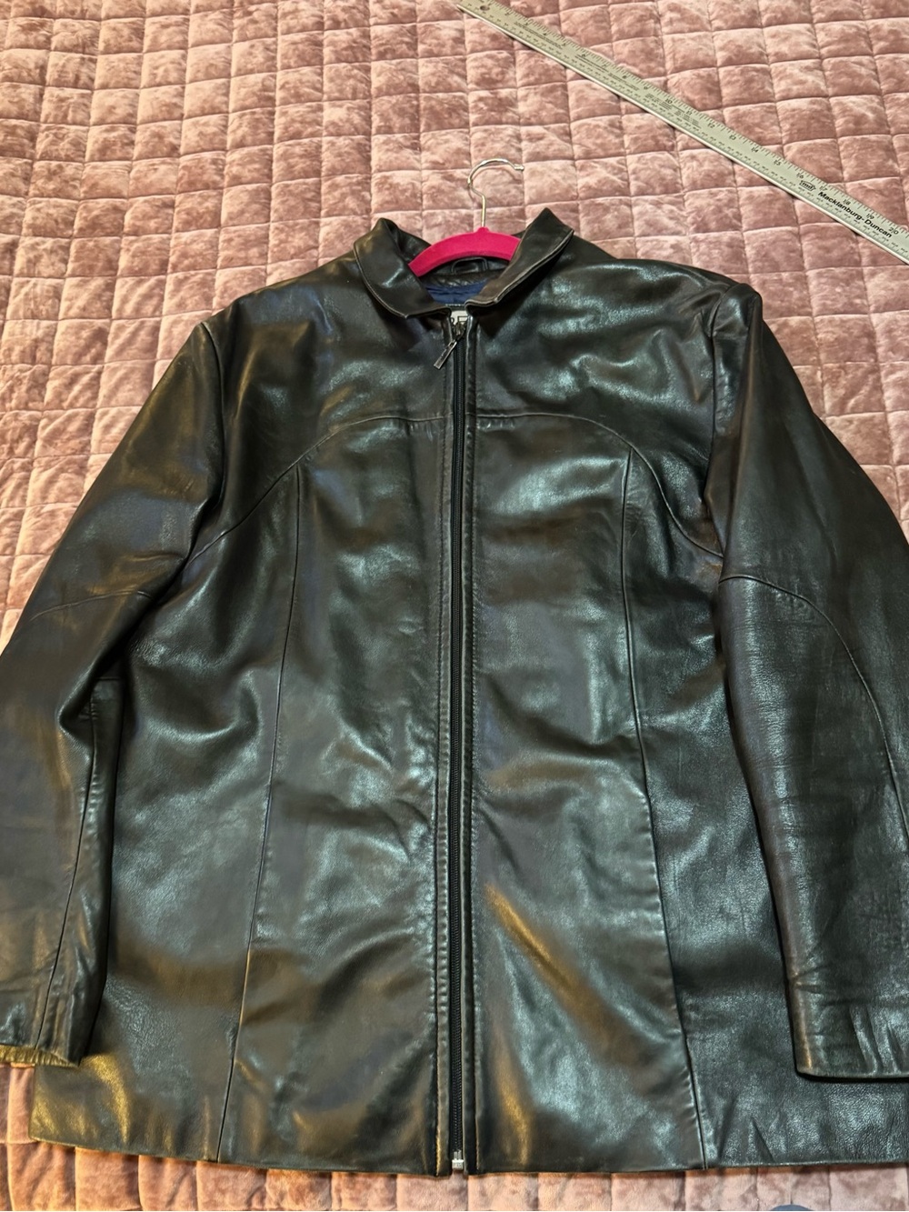 Wilsons Leather Pelle Studio Black Leather Thinsulate Jacket Women’s L